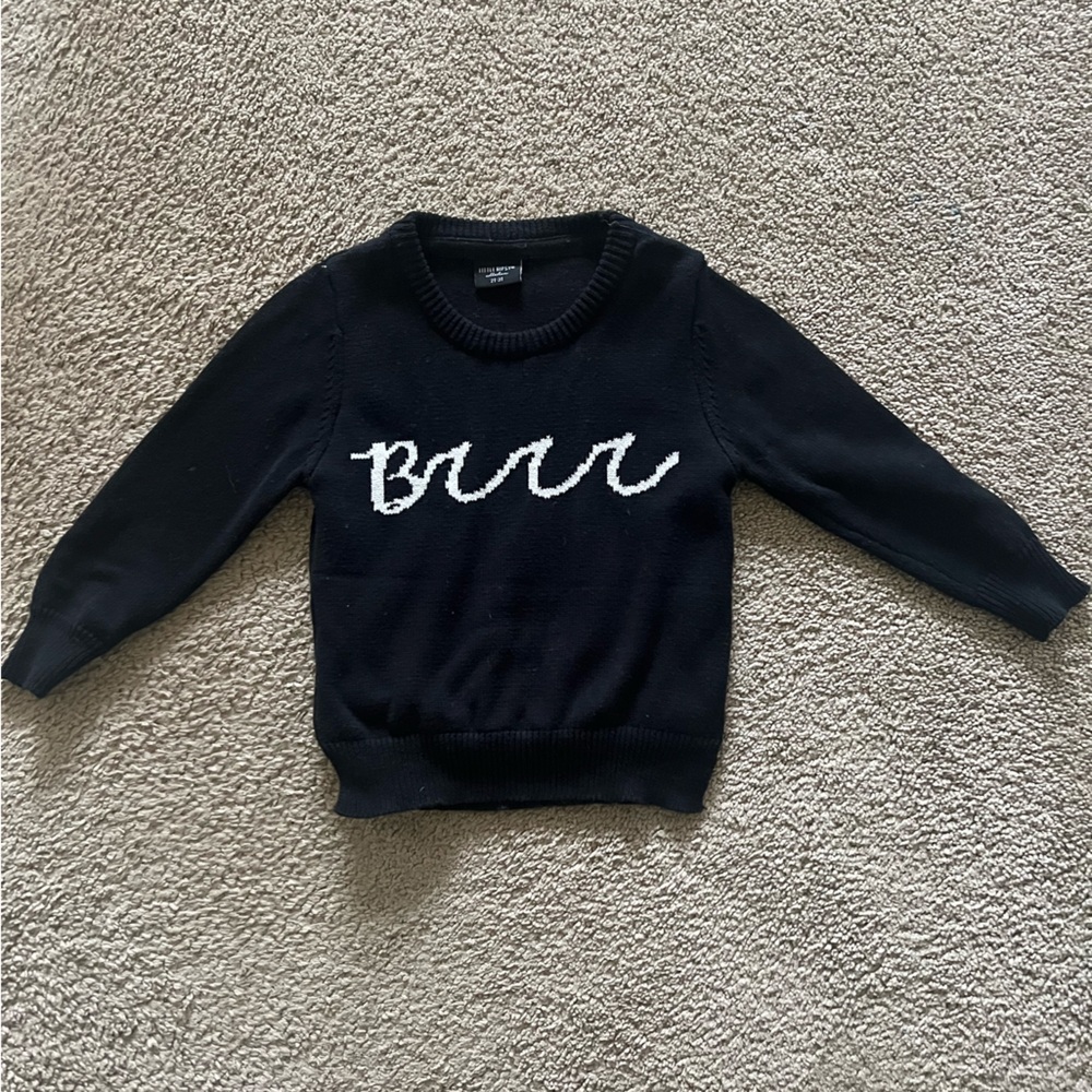Little Bipsy Brrr Knit Sweater